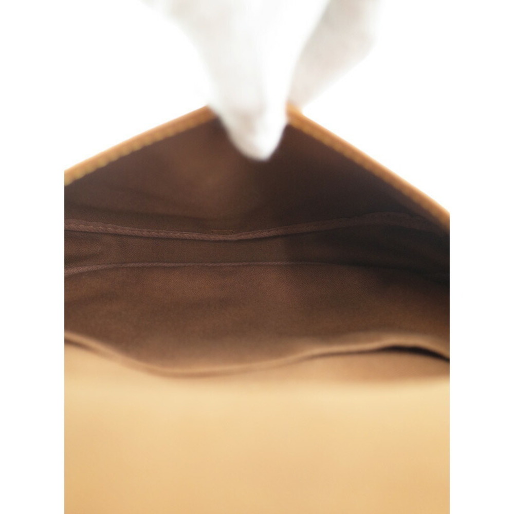 Louis Vuitton Monogram Leather Brown Saumur Shoulder Bag - Picture 3 of 8